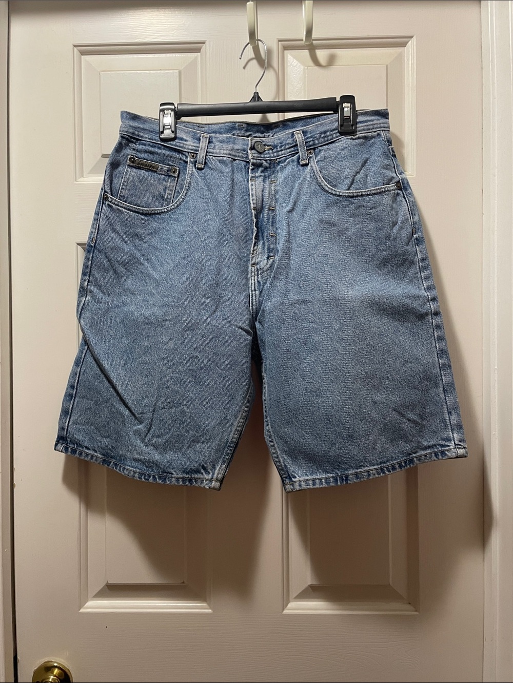 Vintage Calvin Klein Jeans Men's Light Blue Denim Shorts size 34